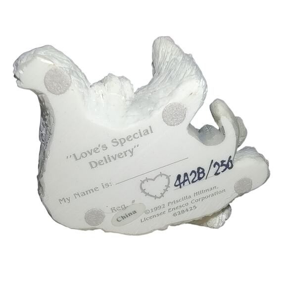 Enesco Calico Kittens Baby Infant Cat Figurine Love's Special Delivery #628425 - Picture 6 of 7